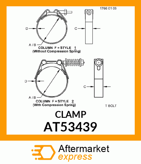 CLAMP,HOSE AT53439