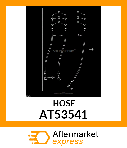 HOSE AT53541