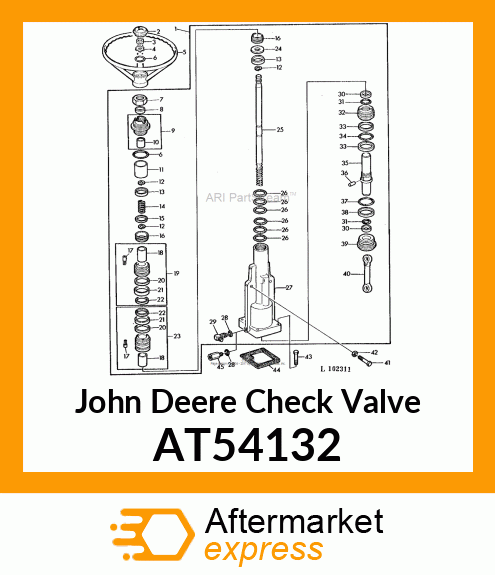 CHECK VALVE ASSEMBLY AT54132