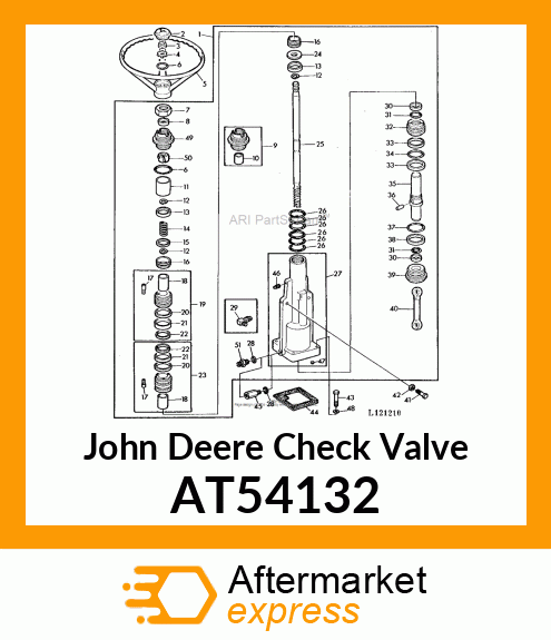 CHECK VALVE ASSEMBLY AT54132