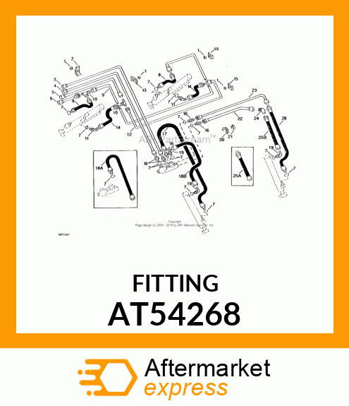 TEE, SWIVEL BRANCH AT54268