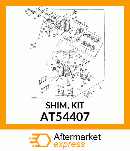 SHIM, KIT AT54407