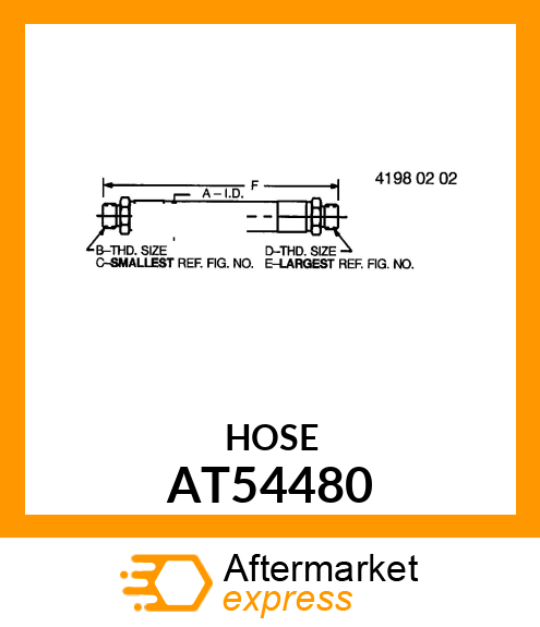 HOSE,FUEL AT54480