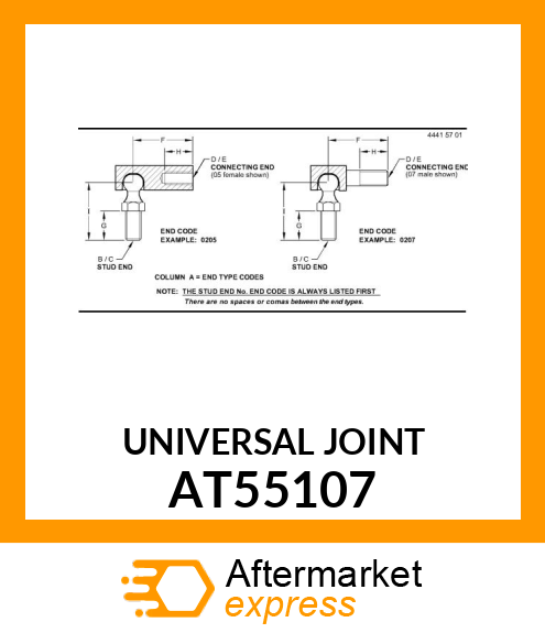 JOINT, BALL AT55107