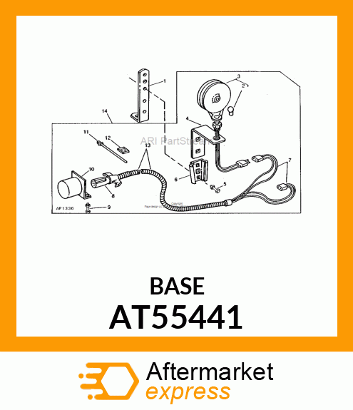 MOUNT,CABLE TIE AT55441