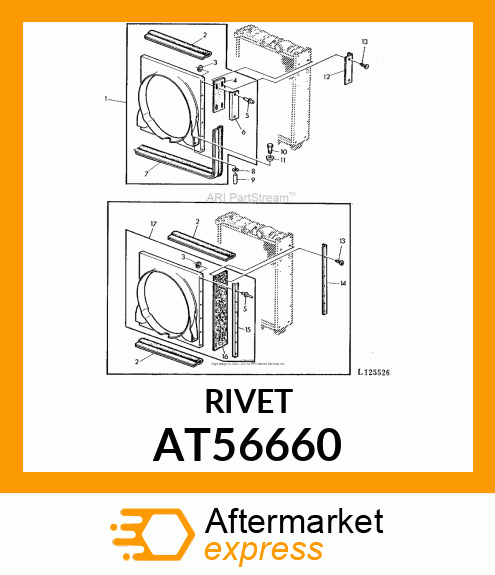 RIVET, BLIND AT56660