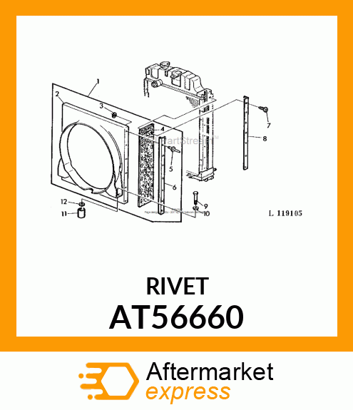 RIVET, BLIND AT56660