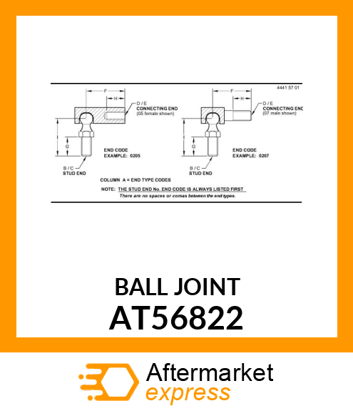 JOINT,BALL AT56822