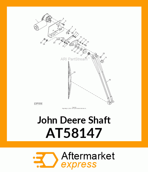 SHAFT AND PIVOT AT58147