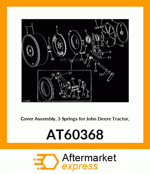 Clutch Plate - PLATE,PRESSURE ASSY AT60368