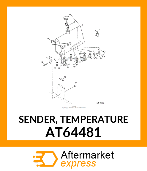 SENDER, TEMPERATURE AT64481