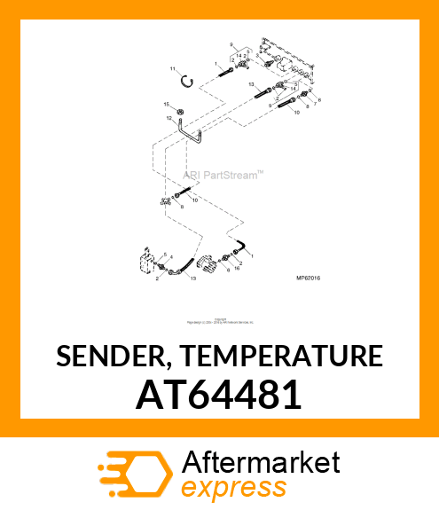 SENDER, TEMPERATURE AT64481