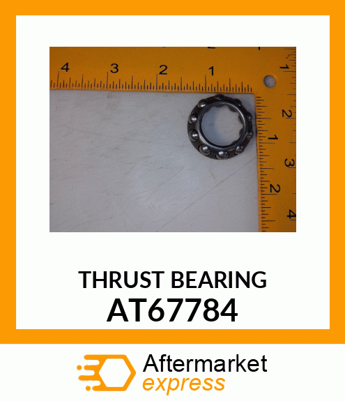 Spare part AT67784 + BEARING,ASSEMBLY WORM THRUST