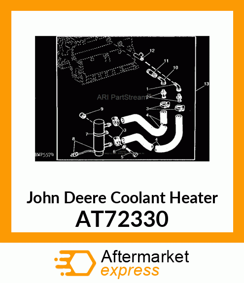 HEATER, ENGINE COOLANT AT72330