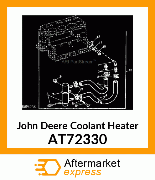 HEATER, ENGINE COOLANT AT72330