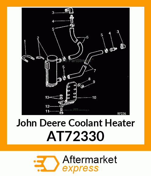 HEATER, ENGINE COOLANT AT72330