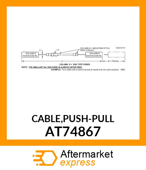 CABLE,PUSH AT74867