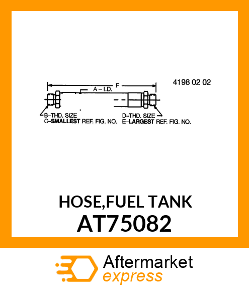 HOSE,FUEL TANK AT75082