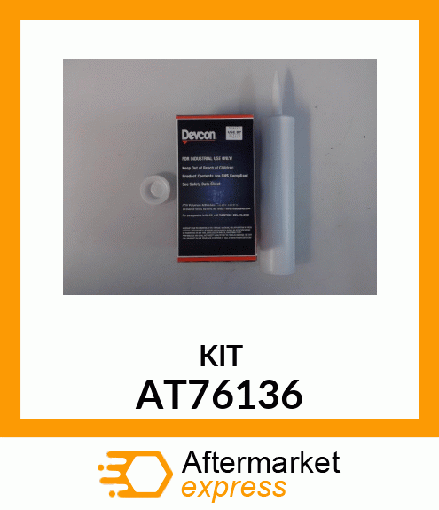 KIT,PLASTIC STEEL WITH CARTRIDGE AT76136