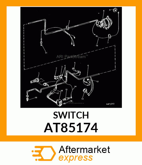 SWITCH, PRESSURE AT85174