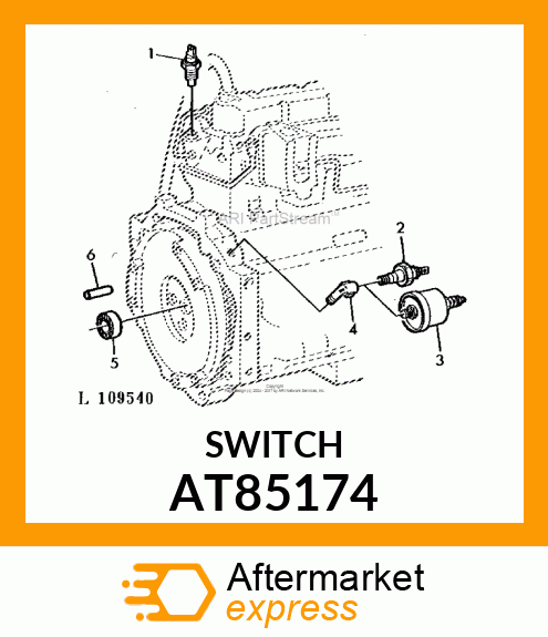 SWITCH, PRESSURE AT85174