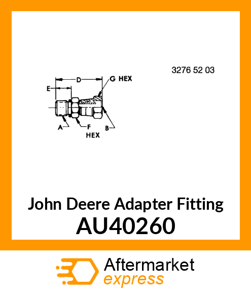 Adapter Fitting AU40260