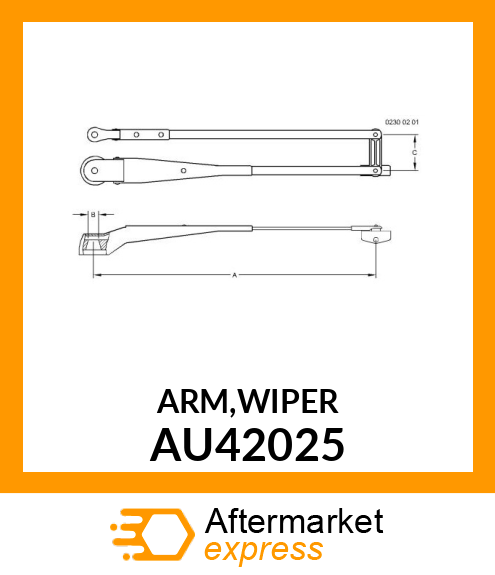 ARM,WIPER AU42025
