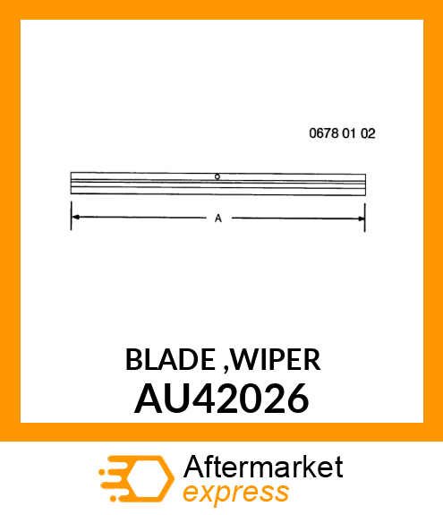BLADE ,WIPER AU42026