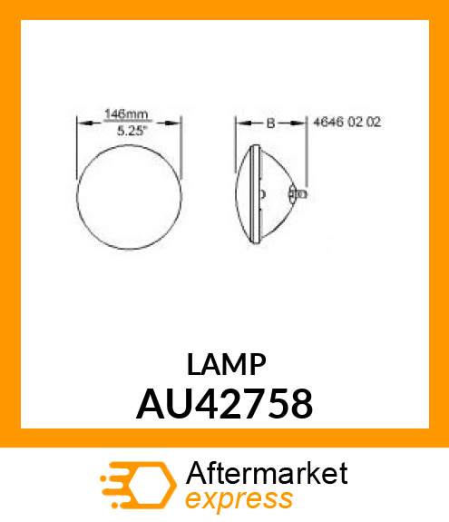 TAIL ,SEAL BEAM UNIT AU42758