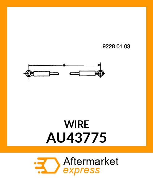 WIRE,ALTERNATOR GROUND AU43775