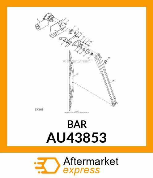 LINK,ASSEMBLY CONNECTING ASSEMBLY C AU43853