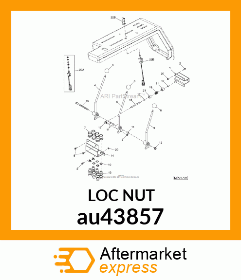 LOCK NUT au43857