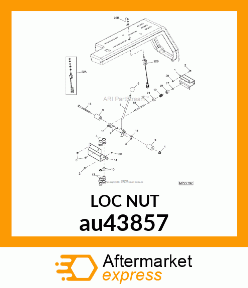 LOCK NUT au43857