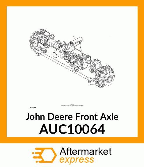 FRONT AXLE, KXH13LF HFWD 4WS FRONT AUC10064