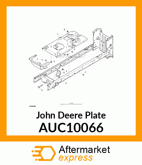 PLATE, ENGINE PLATE COMMON AUC10066