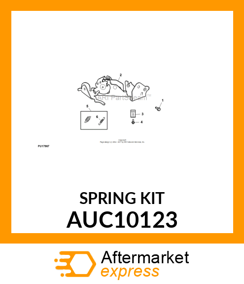 SPRING KIT, GOVERNOR/ IDLE AUC10123