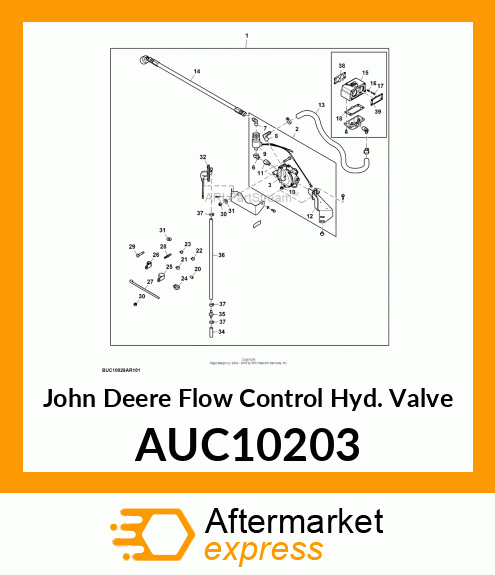 FLOW CONTROL HYD. VALVE, PROPANE FL AUC10203