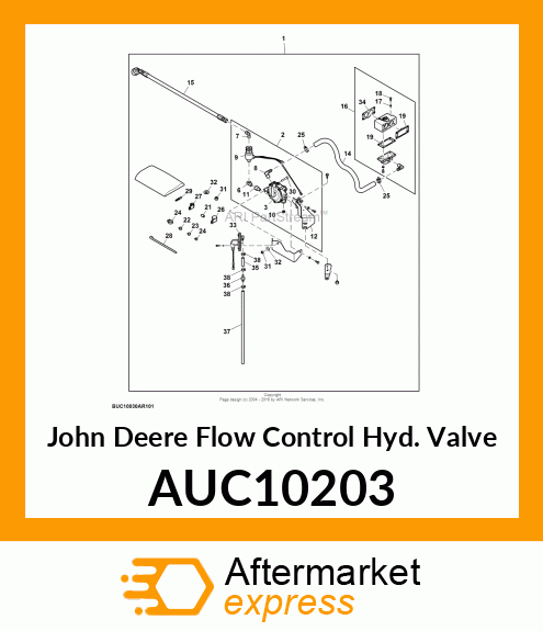 FLOW CONTROL HYD. VALVE, PROPANE FL AUC10203