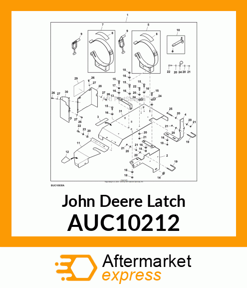 LATCH, TOGGLE CLAMP ASSEMBLY AUC10212