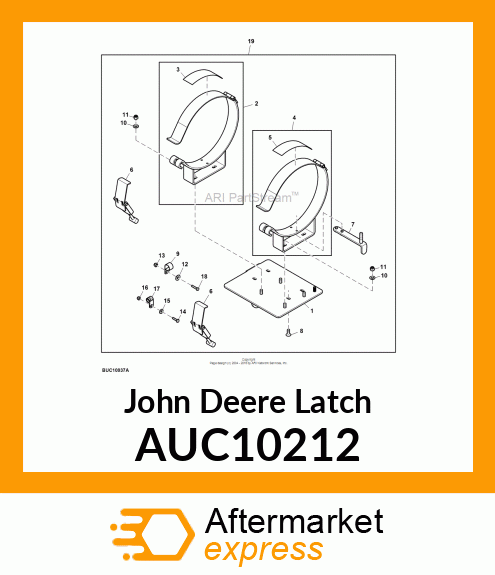 LATCH, TOGGLE CLAMP ASSEMBLY AUC10212