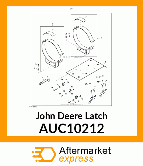 LATCH, TOGGLE CLAMP ASSEMBLY AUC10212