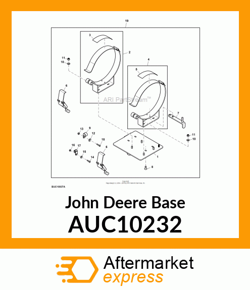 BASE, QT LH PROPANE BASE WELDMENT AUC10232