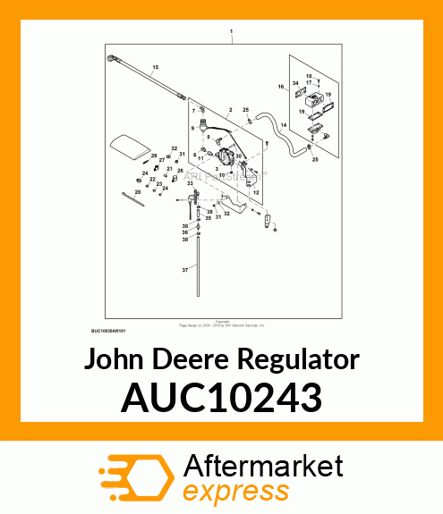 REGULATOR, LPG REGULATOR ASSEMBLY W AUC10243