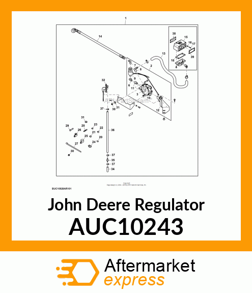 REGULATOR, LPG REGULATOR ASSEMBLY W AUC10243