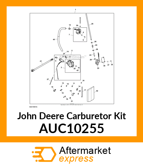 CARBURETOR KIT, LPG CWBM 726CC CARB AUC10255