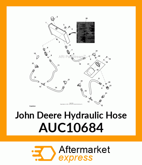 HYDRAULIC HOSE AUC10684