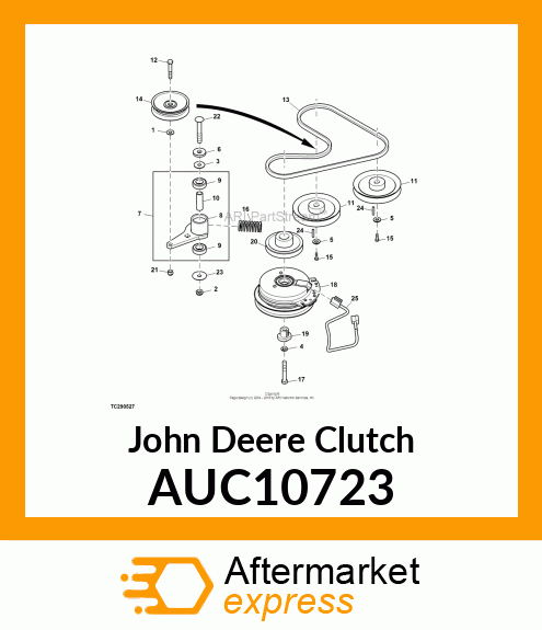 CLUTCH, 200 FT AUC10723