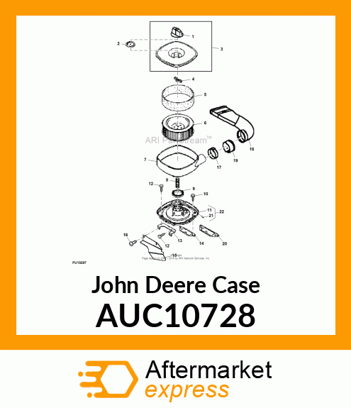 CASE, AIR FILTER CASE ASSY AUC10728