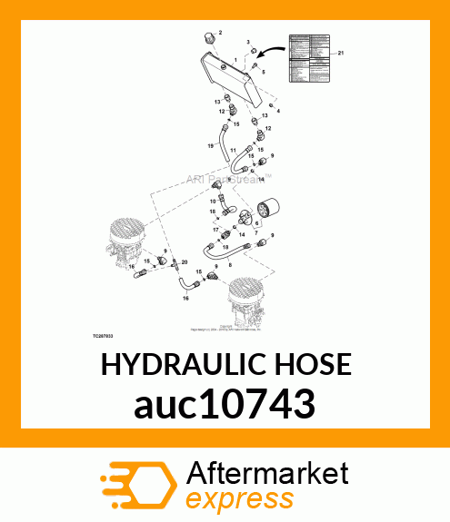 HYDRAULIC HOSE auc10743