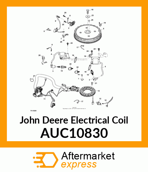 ELECTRICAL COIL, SVC SOLY, "SOURCE" AUC10830